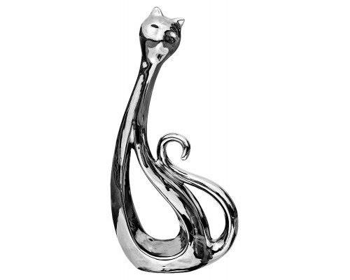 Platinum Small Cat Sculpture