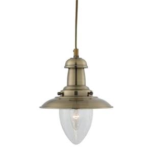 Baby Fisherman Antique Brass Pendant Lamp