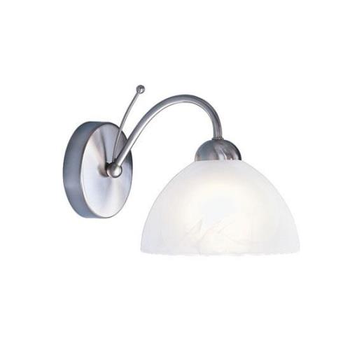 Milanese Satin Silver Single Wall Light