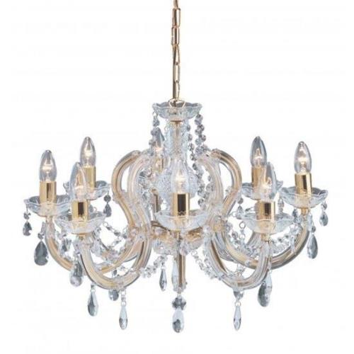 Marie Therese 8 Lamp Ceiling Light With Octagonal Droplets