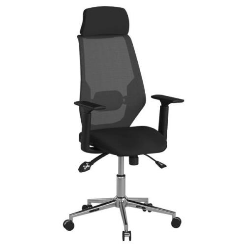 Coleford Fabric Home And Office Chair In Black