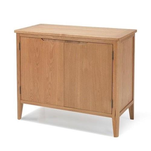 Melton Wooden Sideboard In Natural Oak With 2 Doors