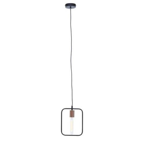 Lavish Iron 1 Pendant Light In Black And Copper