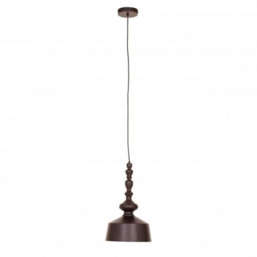 Lena Iron Pendant Light In Matte Black