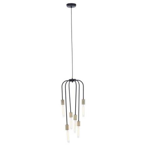 Laguna Iron 6 Pendant Light In Black