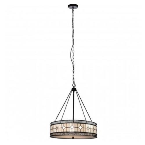 Waldron Diamond 1 Pendant Light In Bronze Tone