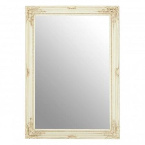 Zelman Wall Bedroom Mirror In Bone White Frame