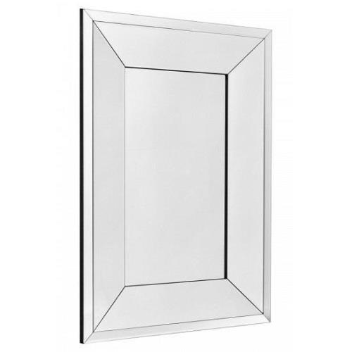 Uranus Small Rectangular Bevelled Wall Mirror