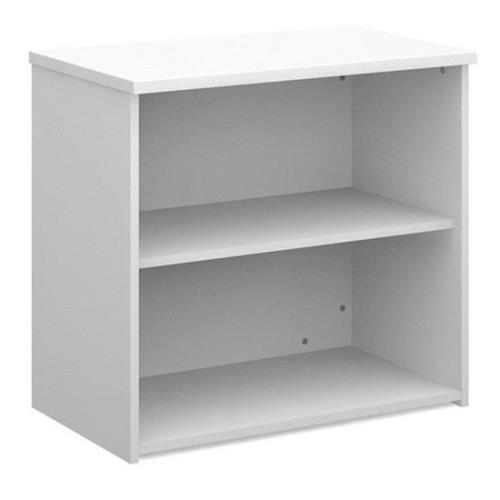 Upton Home And Office Wooden Bookcase In White With 1 Shelf