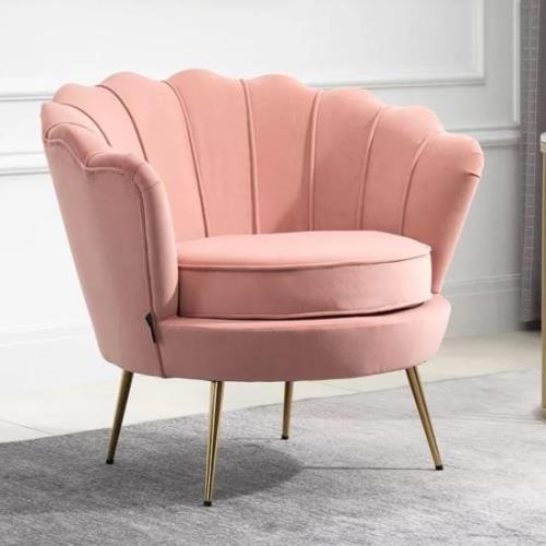 Ariel Fabric Accent Chair In 