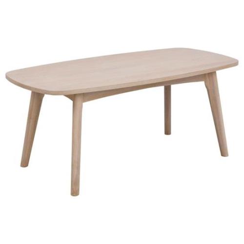 Marta Wooden Coffee Table Rectangular In Oak White