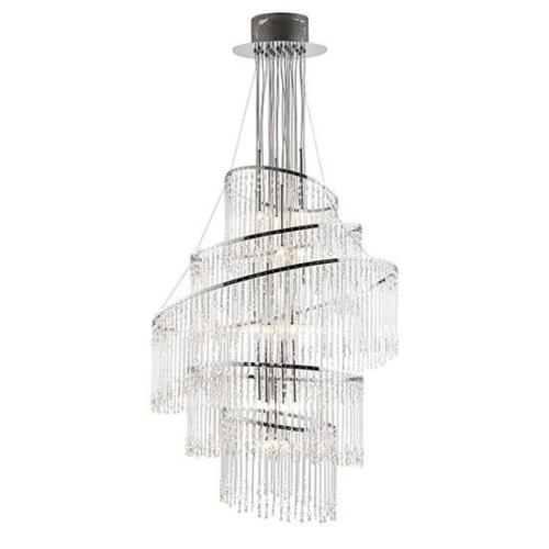 Camille 24 Lights Ceiling Pendant Light In Polished Chrome