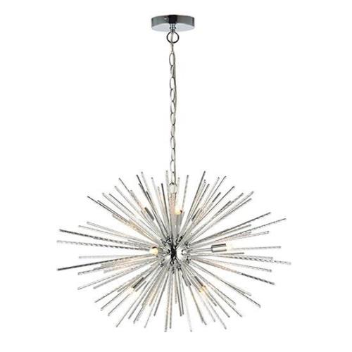 Lena 9 Lights Ceiling Pendant Light In Chrome