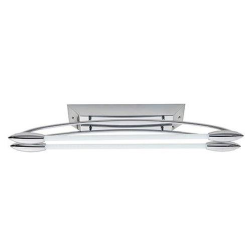 Harper LED 2 Light Small Flush Ceiling Light In Polished Chrome