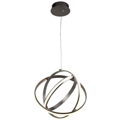 Magic LED 3 Lights Ceiling Pendant Light In Satin Nickel