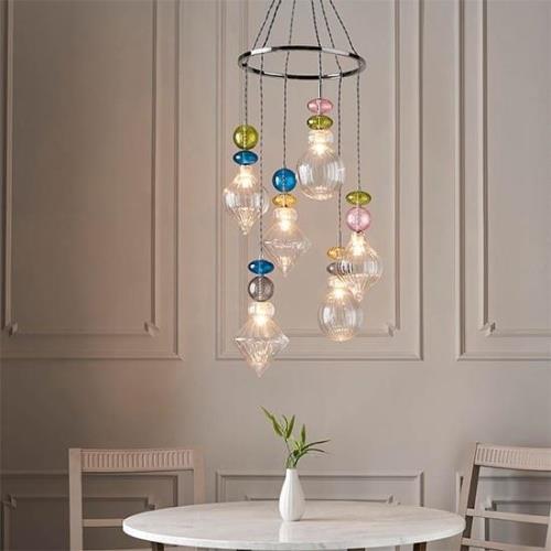 Avila 6 Lights Ceiling Pendant Light In Polished Chrome