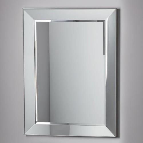 Bellport Rectangular Wall Mirror In Silver