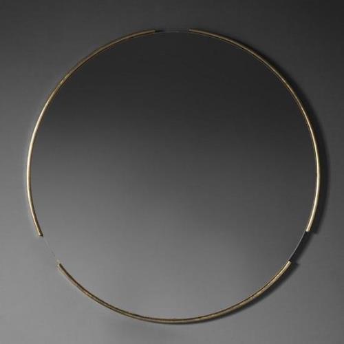 Filer Round Bevelled Wall Mirror In Gold