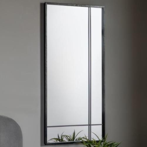 Ruzizi Rectangular Wall Mirror In Black Frame