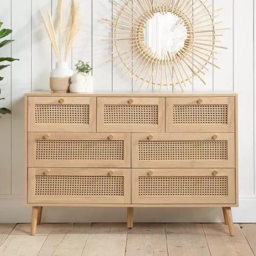 ie Wooden Chest Of 7 Drawers In Oak