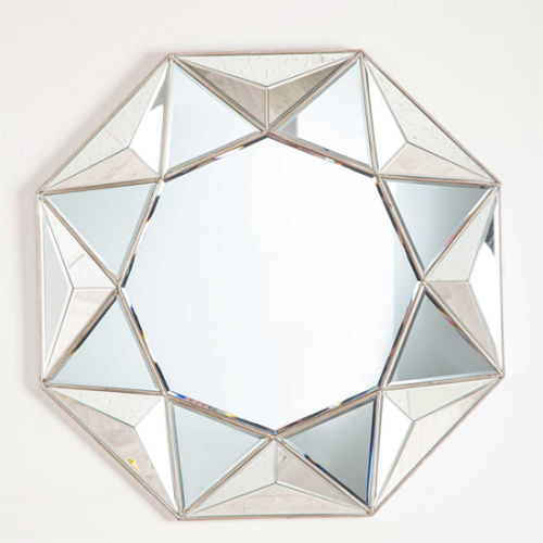 Vestal 3D Wall Mirror In Clear