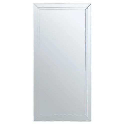 Sanford Large Clear Mirrored Glass Bevelled Wall Mirror