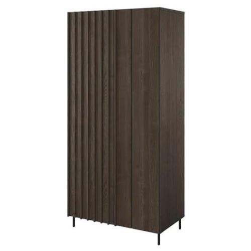 Prato Wooden Wardrobe With 2 Doors In Portland Ash