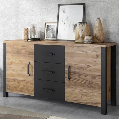 Oaxaca Sideboard Small 2 Doors 3 Drawers In Appenzeller Oak