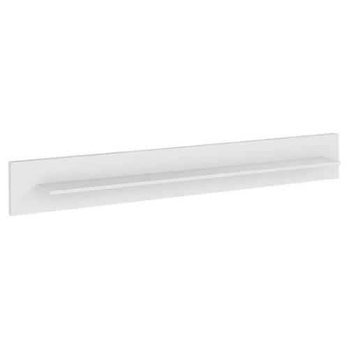 Emory High Gloss Wall Shelf In White