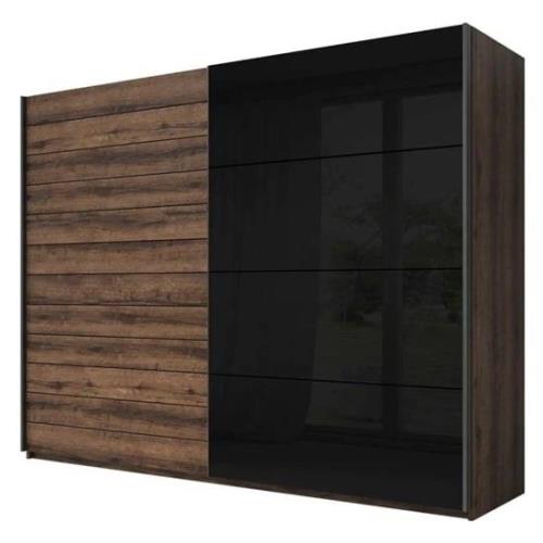 Glens Wooden Wardrobe 270cm 2 Sliding Doors In Monastery Oak