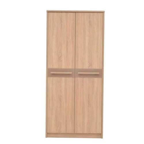 Canton Wooden Wardrobe With 2 Doors In Sonoma Oak