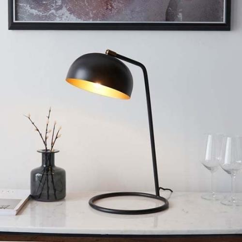 Blois Metal Table Lamp Large In Matt Black