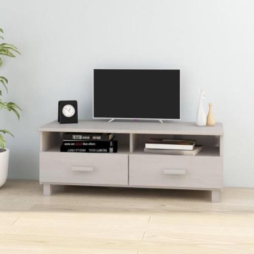 Hull Wooden TV Stand With 2 Drawers In White