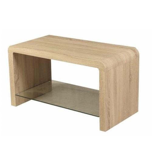 Cannock Wooden Coffee Table Rectangular In Sonoma Oak