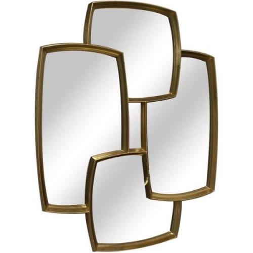 Aiken Bedroom Wall Mirror In Gold Frame