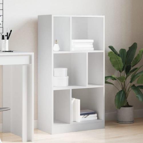 Guelph Wooden Bookcase With 6 Shelves In White