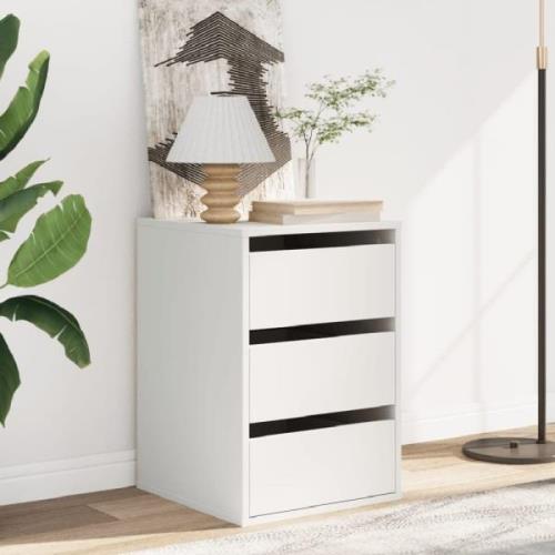 Flint Wooden Chest Of 3 Drawers In White