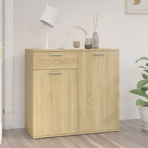 Calhoun Wooden Sideboard With 2 Doors 1 Drawer In Sonoma Oak