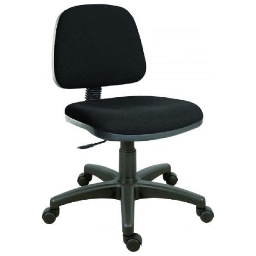 Earlville Fabric Home And Office Chair With No Arm In Black